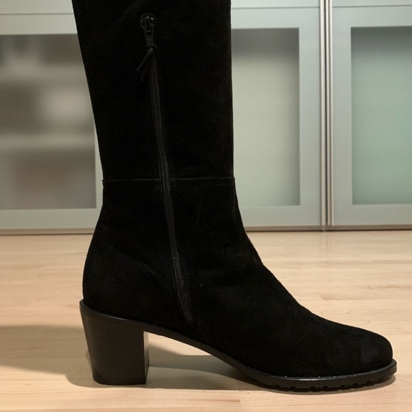 Stuart Weitzman Over the Knee Suede Boots - Picture 2 of 5
